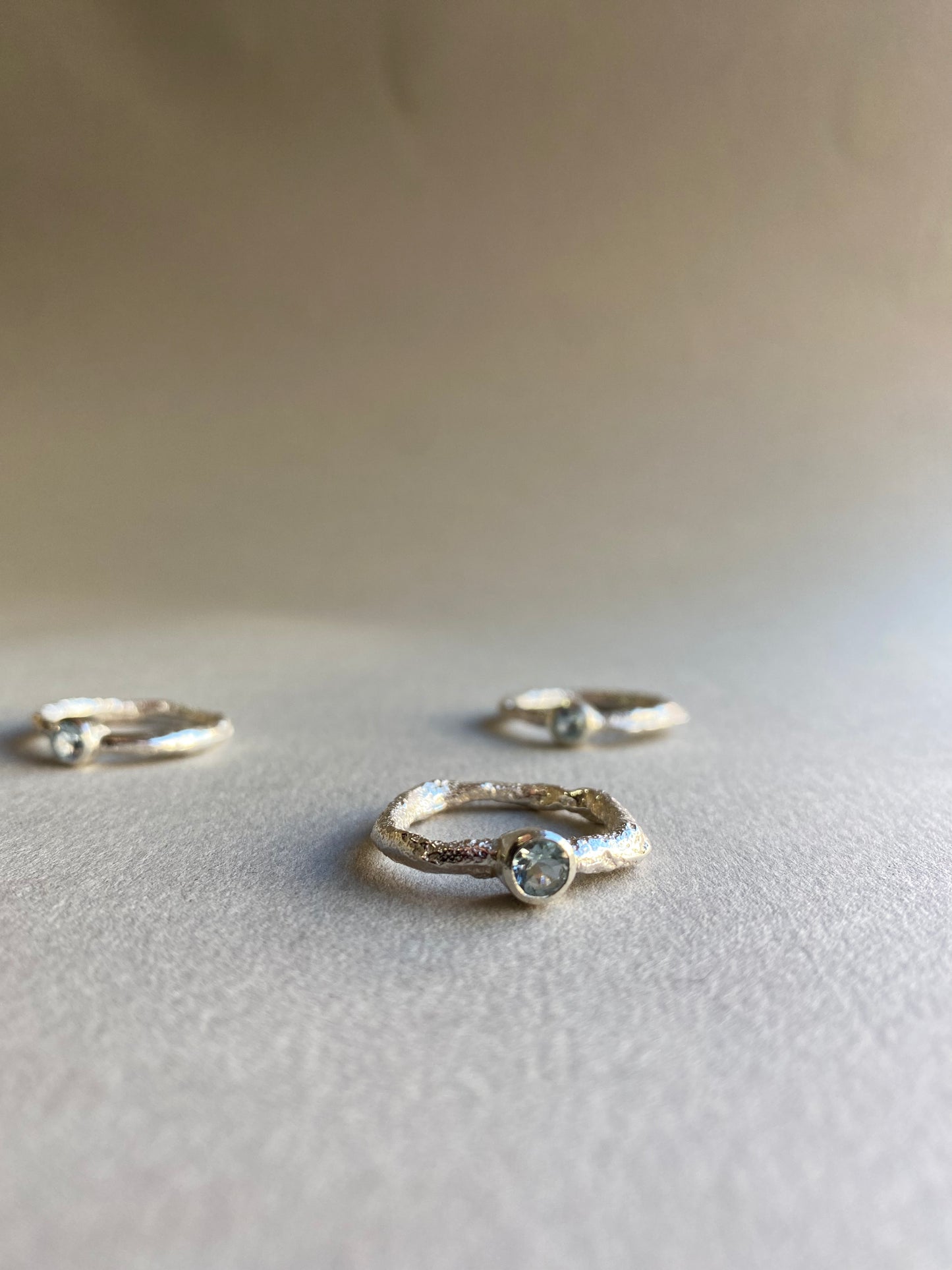 anillo ARCILLA AGUAMARINA