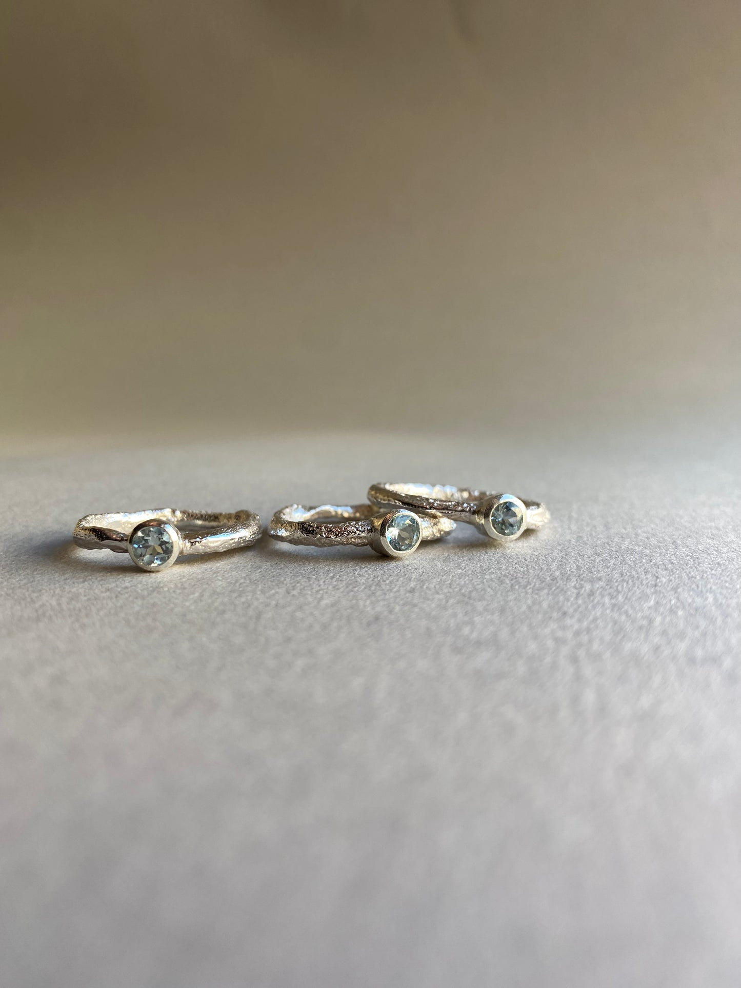 anillo ARCILLA AGUAMARINA