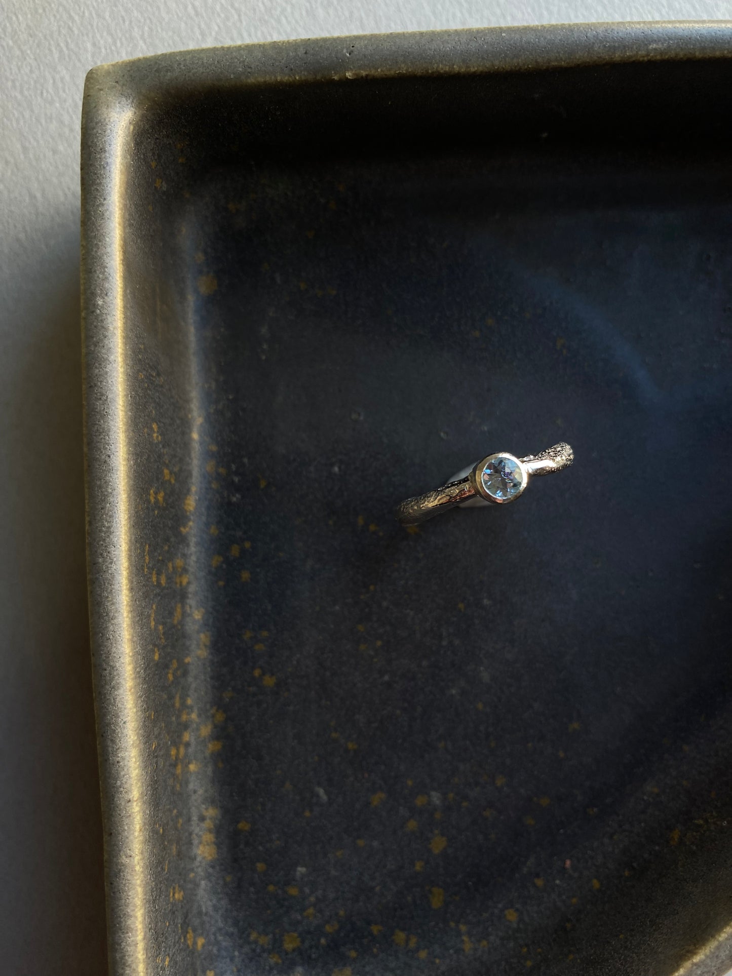 anillo ARCILLA AGUAMARINA