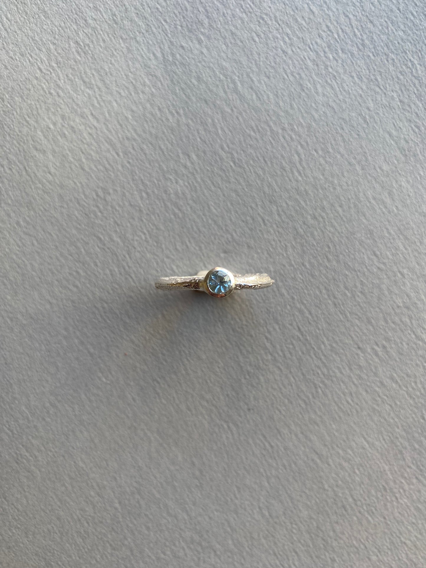 anillo ARCILLA AGUAMARINA