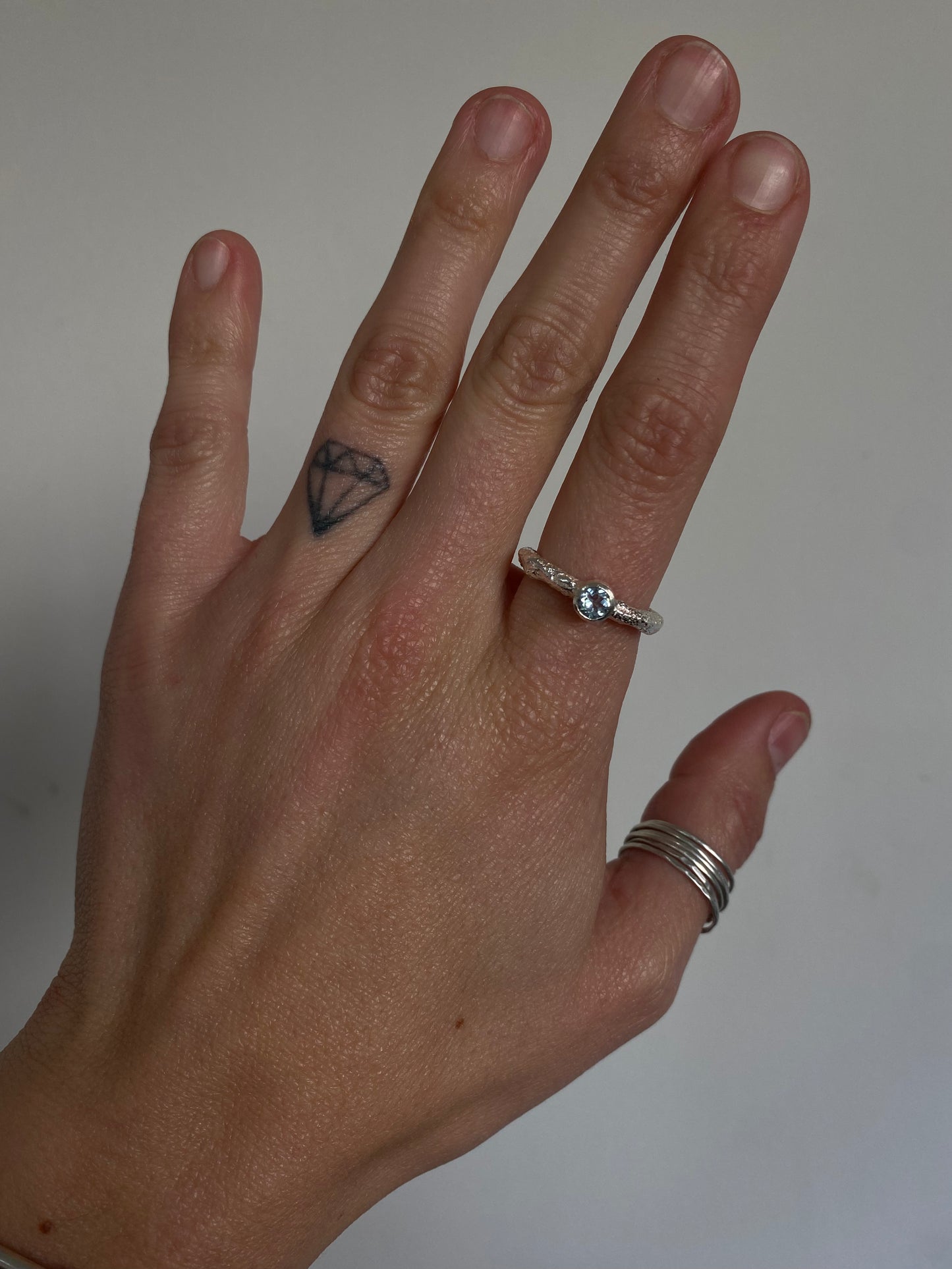 anillo ARCILLA AGUAMARINA