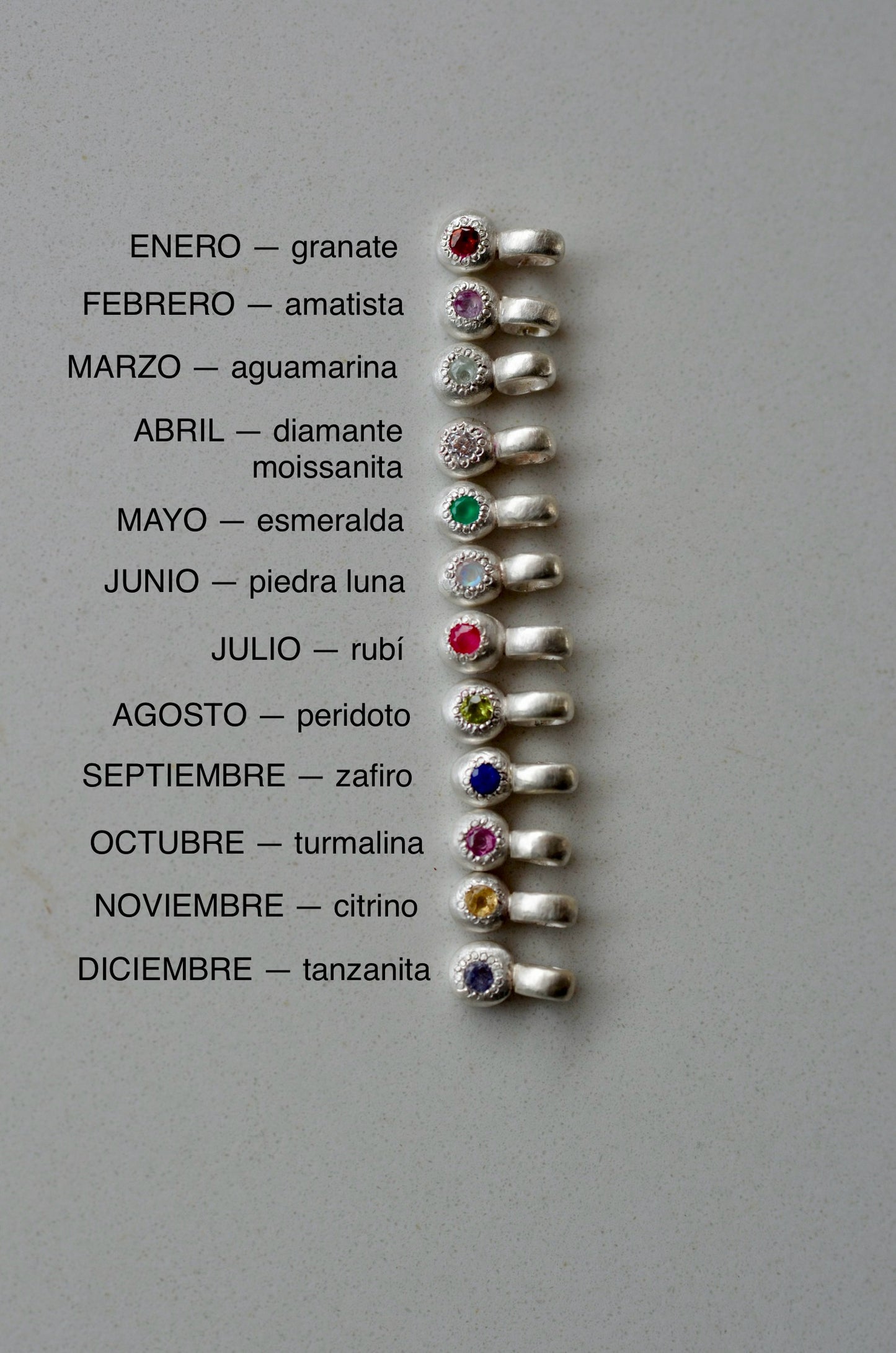 colgante PIEDRA DE NACIMIENTO