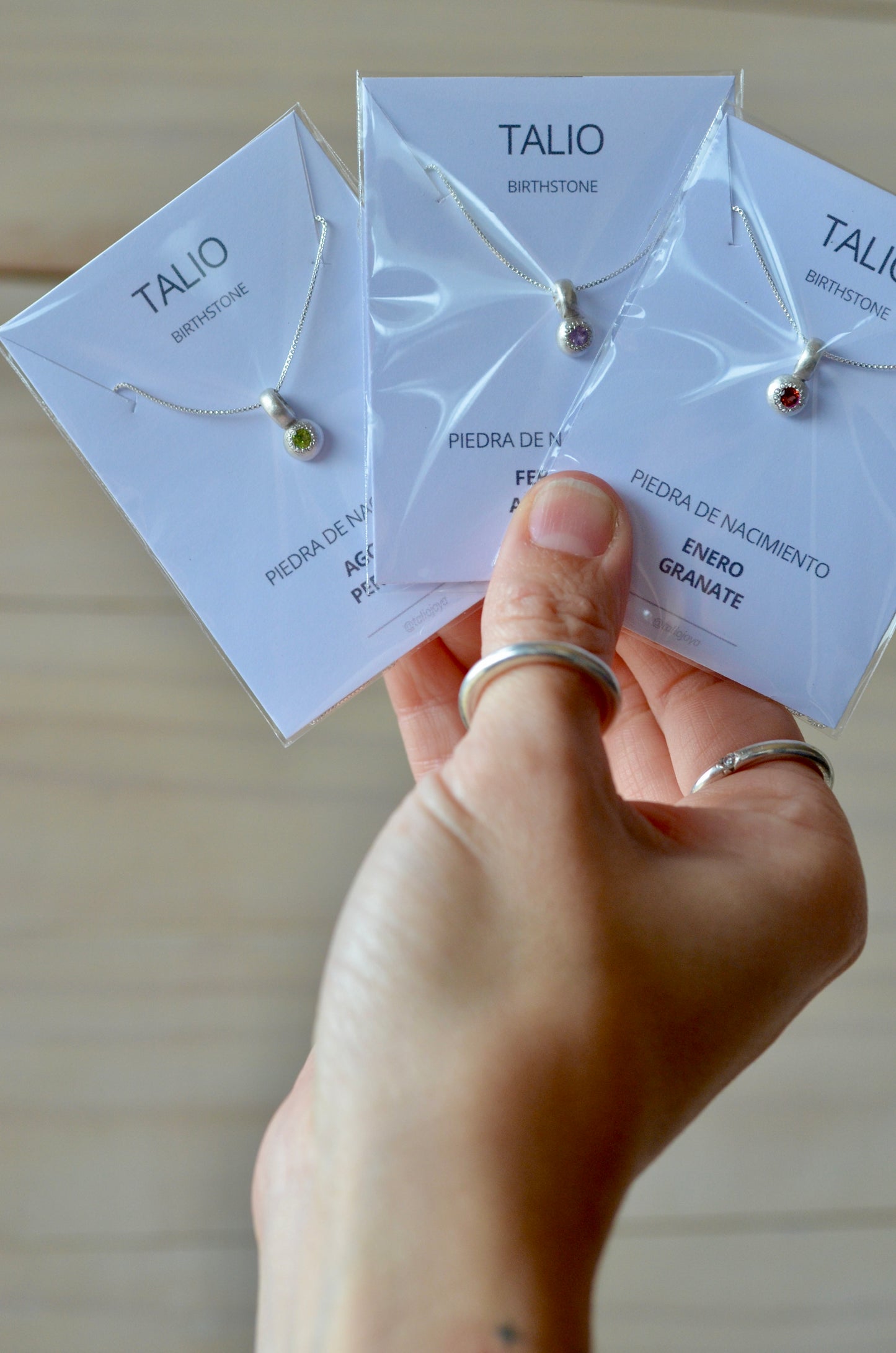 colgante PIEDRA DE NACIMIENTO